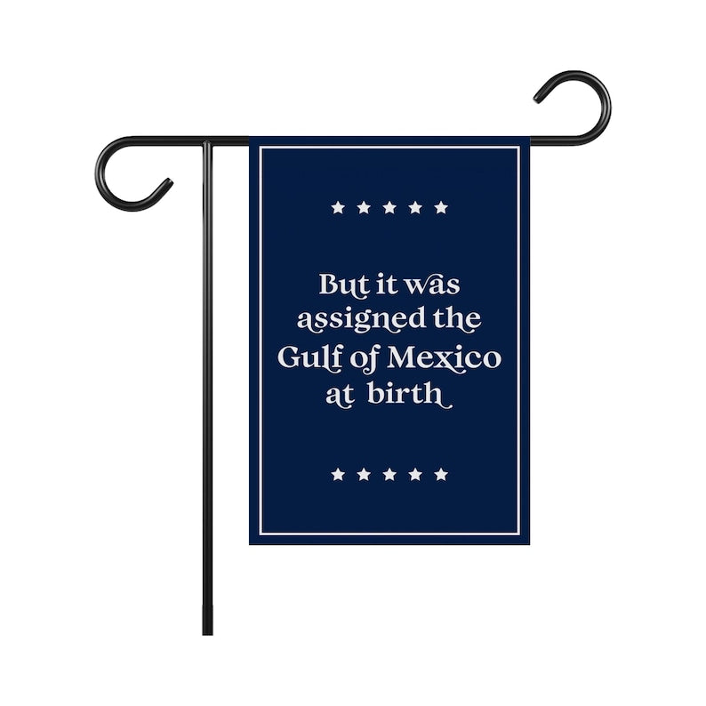 Gulf of Mexico Garden Flag, 12x18 Inch Double Sided, Resist Hate Flag, Anti-Trump Flag, Resist Racism Flag, Resist Fascism Flag