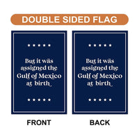 Gulf of Mexico Garden Flag, 12x18 Inch Double Sided, Resist Hate Flag, Anti-Trump Flag, Resist Racism Flag, Resist Fascism Flag