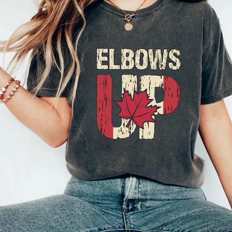 Elbows Up Short Sleeve T-Shirt, Never the 51st State