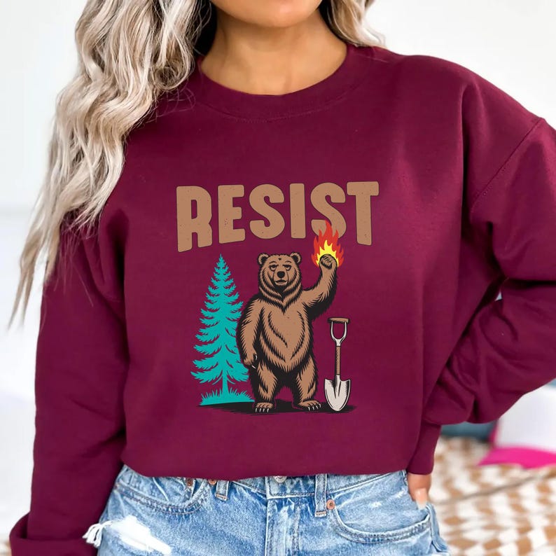Bear Resist Sweatshirt, Parks Over Profit