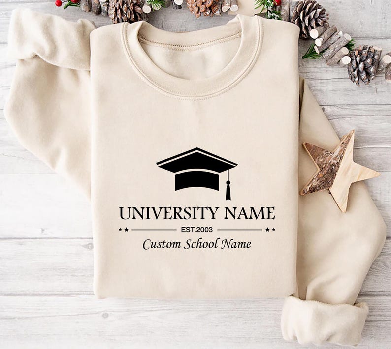Custom College Sweatshirt, Personalized University and College Program Sweatshirt, Matching College Sweatshirt, Custom Sweatshirt, Graduate Gift