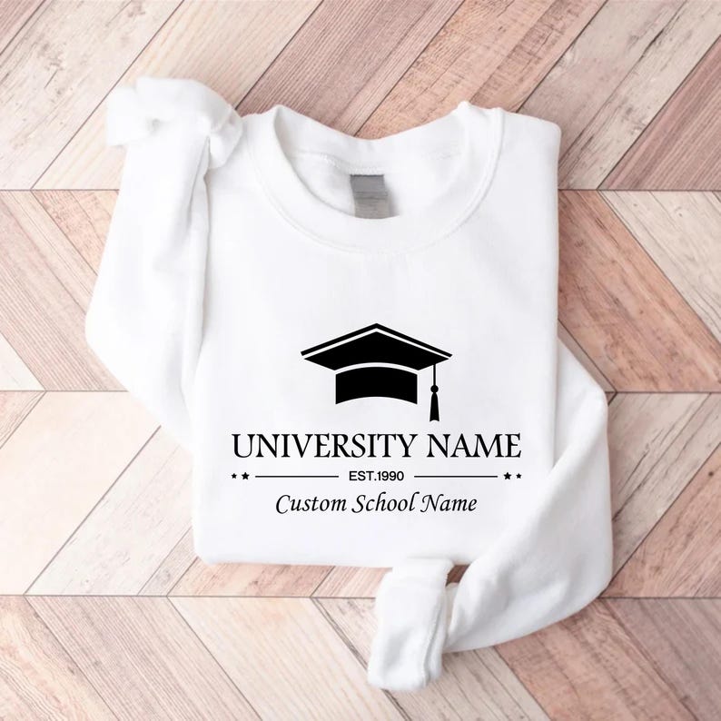 Custom College Sweatshirt, Personalized University and College Program Sweatshirt, Matching College Sweatshirt, Custom Sweatshirt, Graduate Gift