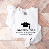 Custom College Sweatshirt, Personalized University and College Program Sweatshirt, Matching College Sweatshirt, Custom Sweatshirt, Graduate Gift
