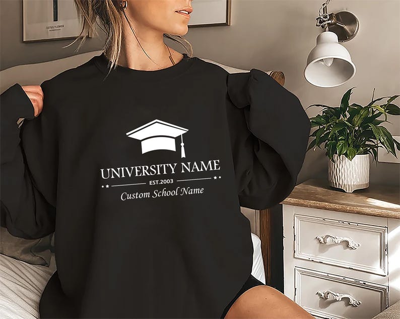 Custom College Sweatshirt, Personalized University and College Program Sweatshirt, Matching College Sweatshirt, Custom Sweatshirt, Graduate Gift