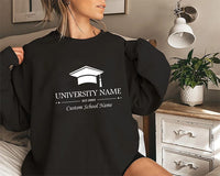 Custom College Sweatshirt, Personalized University and College Program Sweatshirt, Matching College Sweatshirt, Custom Sweatshirt, Graduate Gift