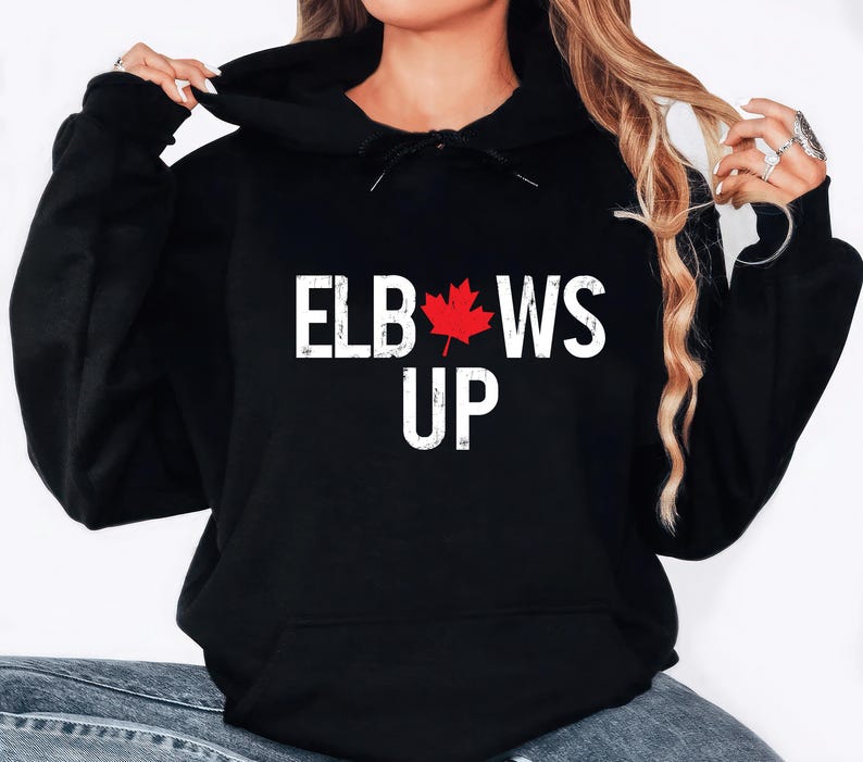 Elbows Up Hoodie, Never the 51st State