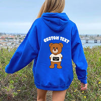 Custom Teddy Bear College Hoodie
