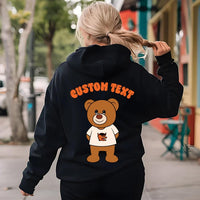 Custom Teddy Bear College Hoodie