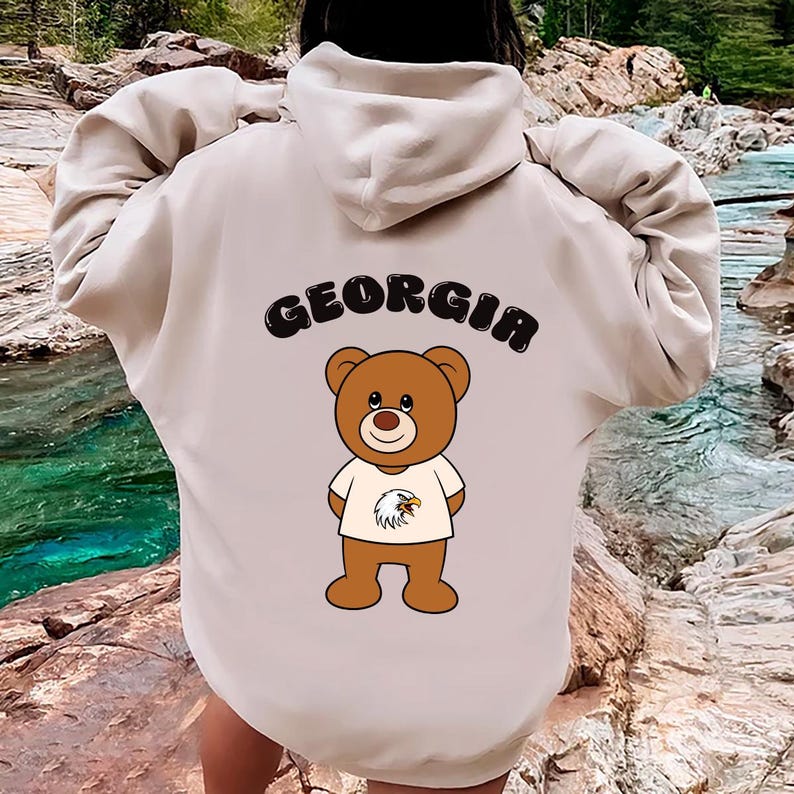 Custom Teddy Bear College Hoodie