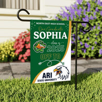 Personalized College Bound Garden Flag, Double Sided Future Graduate Custom Decor, University Bound Yard Sign, Class of 2025 Graduation Flag