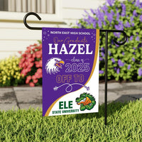 Personalized College Bound Garden Flag, Double Sided Future Graduate Custom Decor, University Bound Yard Sign, Class of 2025 Graduation Flag