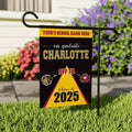 Personalized College Bound Garden Flag, Double Sided Future Graduate Custom Decor, University Bound Yard Sign, Class of 2025 Graduation Flag