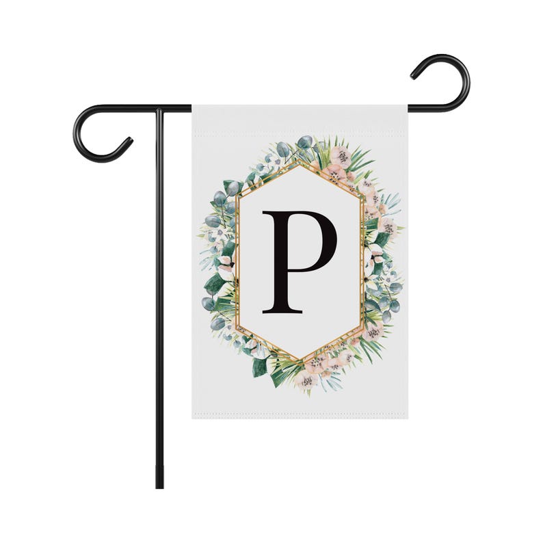 Custom Garden Flag, Monogram Yard Flag, Double Sided, Personalized Garden Flag, Garden Decor Outdoor, Monogram Gift, Welcome Garden Flag