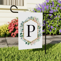 Custom Garden Flag, Monogram Yard Flag, Double Sided, Personalized Garden Flag, Garden Decor Outdoor, Monogram Gift, Welcome Garden Flag