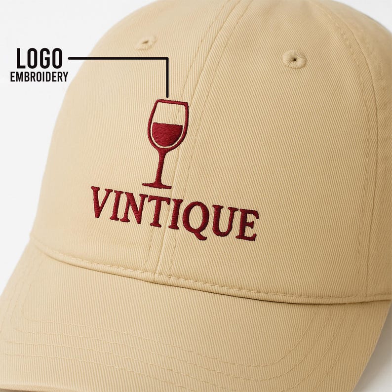 Custom Embroidered Hat, Personalized Dad Cap, Logo Baseball Hat, Your Own Text Monogram Hat