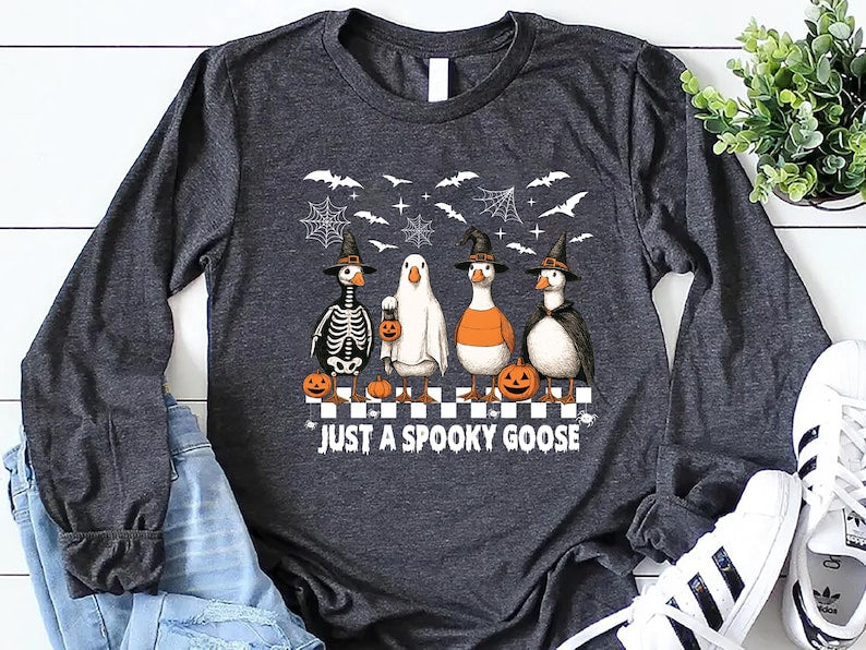 Spooky Goose Long Sleeve Shirt