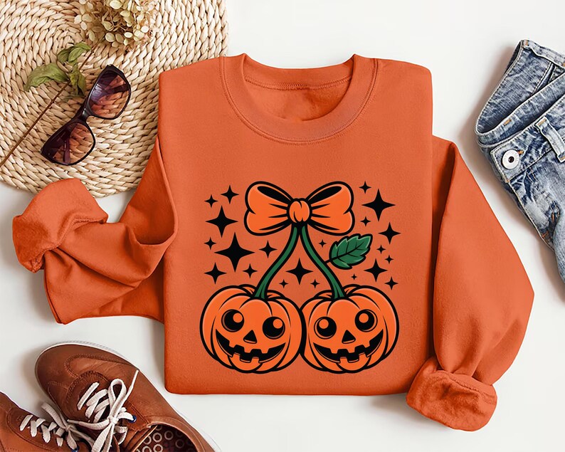 Pumpkin Cherries Sweatshirt