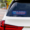 Zohran Mamdani 2025 Bumper Sticker, NYC Mayor Election, Political Campaign Vinyl Decal, Vote Mamdani, NYC Election Car Sticker