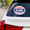 Curtis Sliwa 2025 Bumper Sticker, NYC Mayor Election, Political Campaign Vinyl Decal, Vote Mamdani, NYC Election Car Sticker