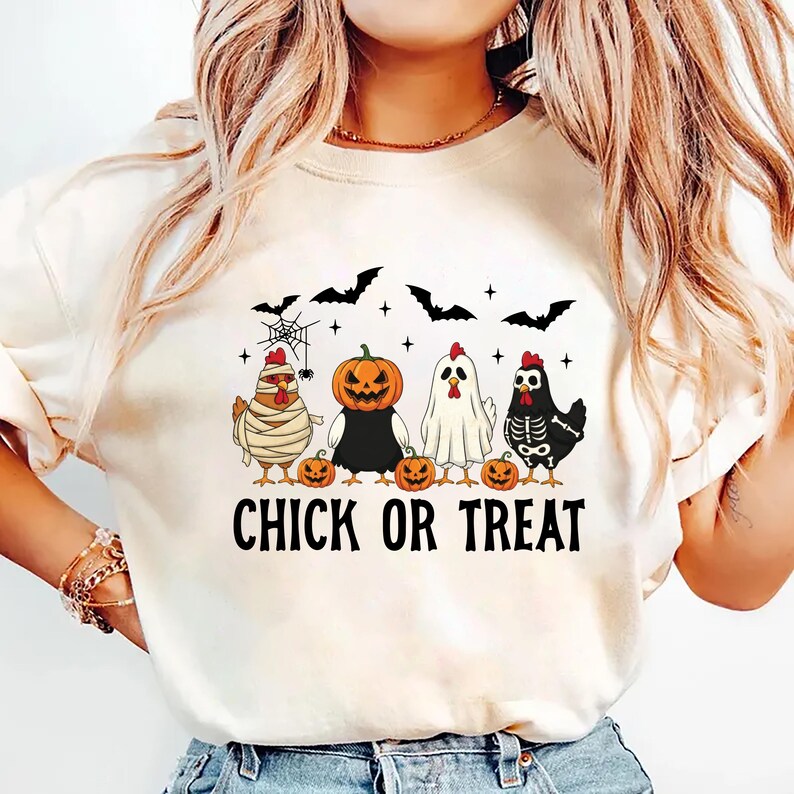 Chick or Treat Short Sleeve T-Shirt