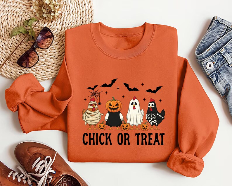 Chick or Treat Sweatshirt