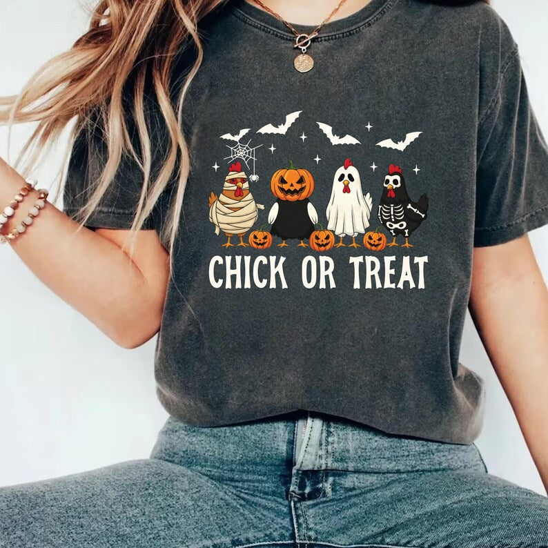 Chick or Treat Short Sleeve T-Shirt