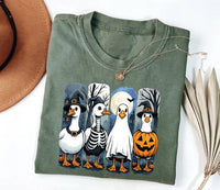 Halloween Goose Short Sleeve T-Shirt