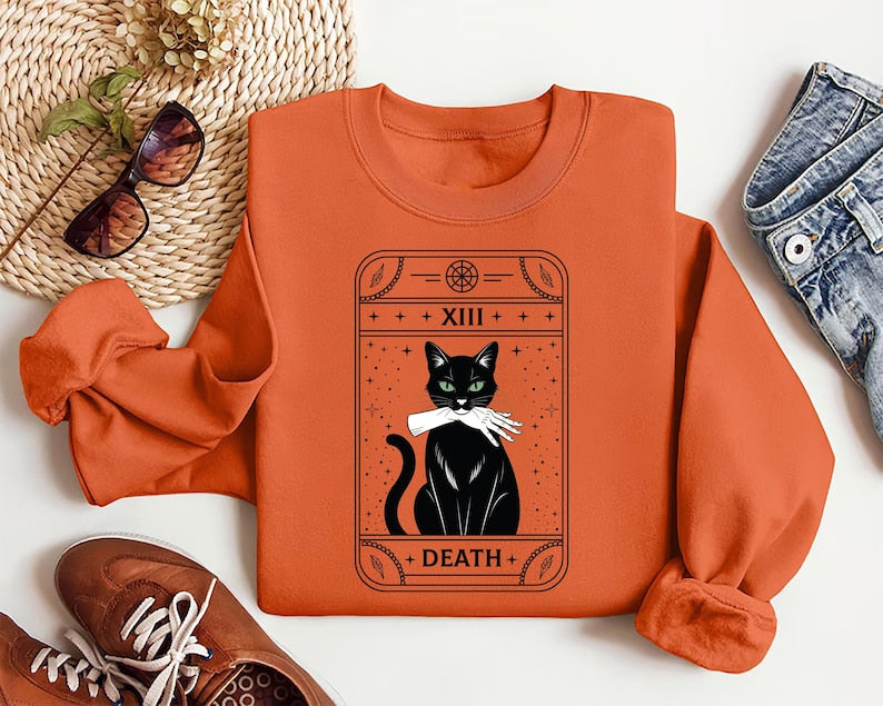 Tarot Black Cat Sweatshirt