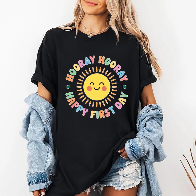 Happy First Day of School Short Sleeve T-Shirt