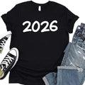 Happy New Year T-Shirt For Men, New Years Eve Party Women V Neck Shirt, 2026 Happy New Year Shirt For Kids, Unisex 2026 New Years Eve Shirt