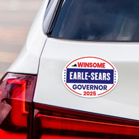 Winsome Earle-Sears For Virginia Governor 2025 Car Magnet - Vote Winsome Earle-Sears Vehicle Magnet, Governor Elections Magnet