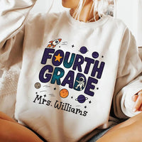 Outer Space Teacher Sweatshirt