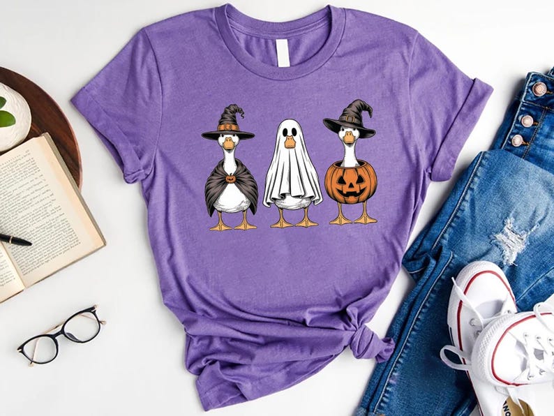 Boo Ghost Goose Short Sleeve T-Shirt