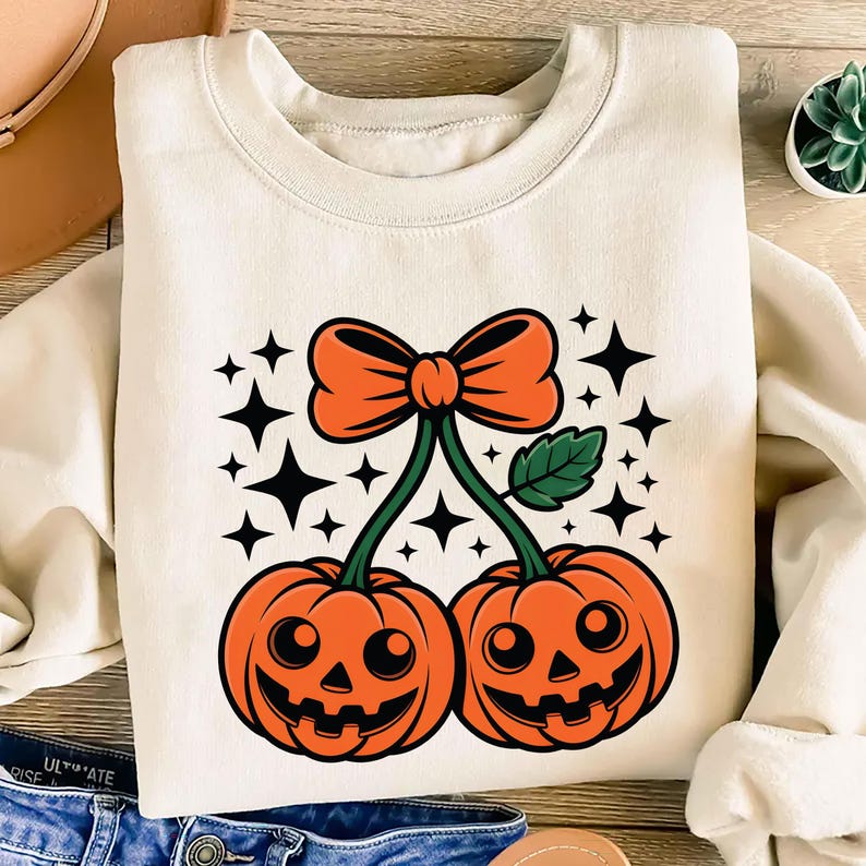Pumpkin Cherries Sweatshirt