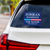 Zohran Mamdani 2025 Bumper Sticker, NYC Mayor Election, Political Campaign Vinyl Decal, Vote Mamdani, NYC Election Car Sticker