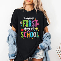 Happy First Day of School Short Sleeve T-Shirt