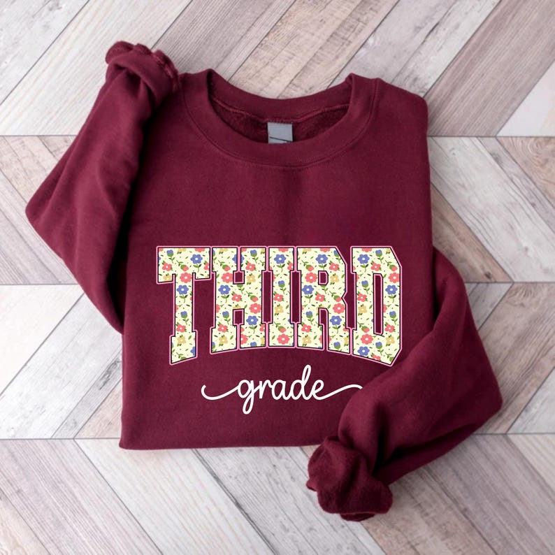Third Grade Teacher Sweatshirt
