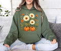 Boho Fall Floral Hoodie