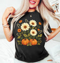 Boho Fall Floral Short Sleeve T-Shirt