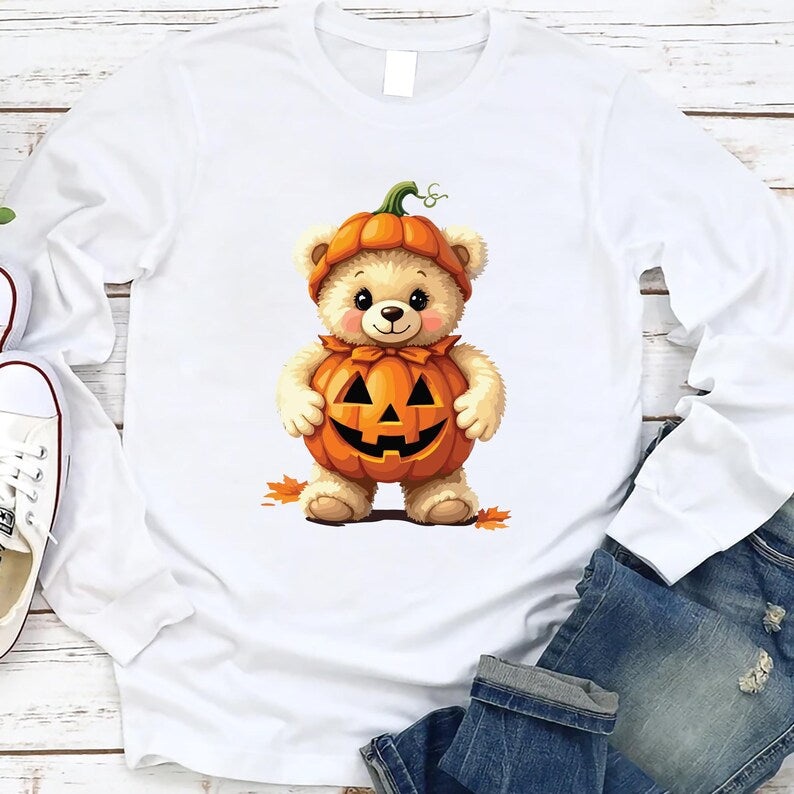 Halloween Bear Long Sleeve Shirt