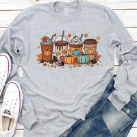 Fall Coffee Long Sleeve Shirt