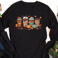 Fall Coffee Long Sleeve Shirt