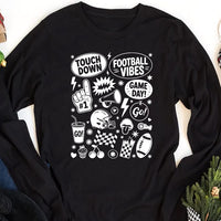 Retro Football Long Sleeve Shirt
