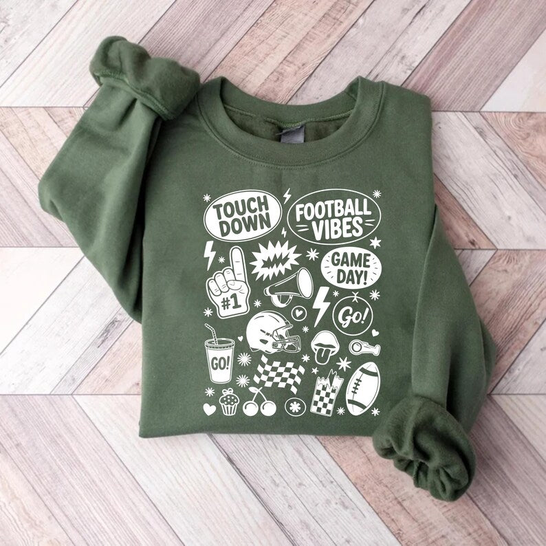 Retro Football Sweatshirt