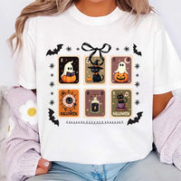 Retro Halloween Stamps Short Sleeve T-Shirt