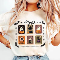 Retro Halloween Stamps Short Sleeve T-Shirt