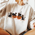 Halloween Black Cat Sweatshirt