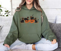 Halloween Black Cat Hoodie