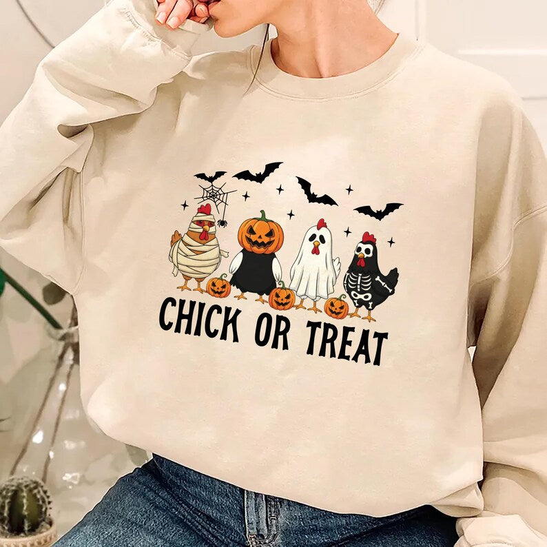 Chick or Treat Long Sleeve Shirt