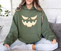 Halloween Pumpkin Face Hoodie